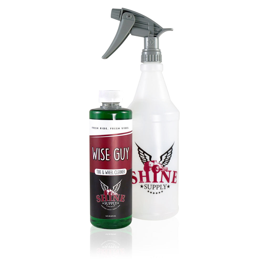 WISE GUY 16OZ W/SHINE SUPPLY SPRAY BOTTLE