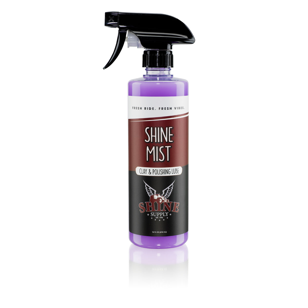 SHINE MIST 16OZ W/BLACK SPRAYER