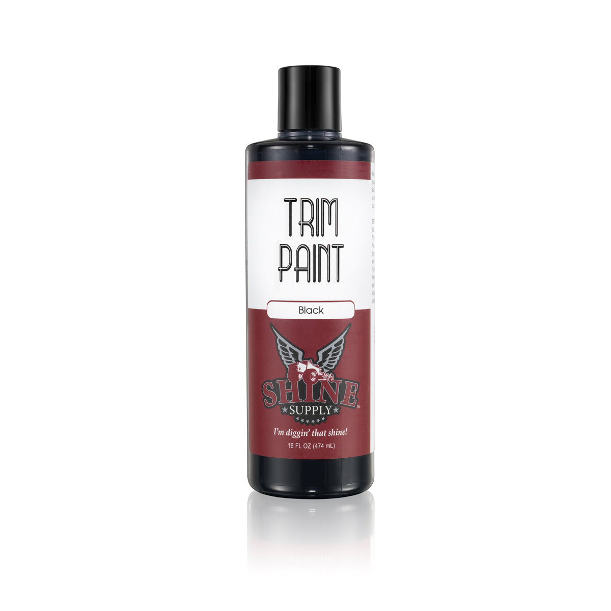 TRIM PAINT BLACK - 16OZ