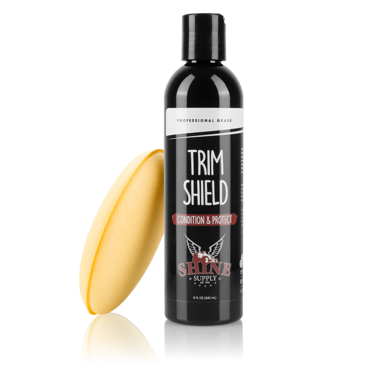 TRIM SHIELD 8OZ(W/ SOFT FOAM APPLICATOR)