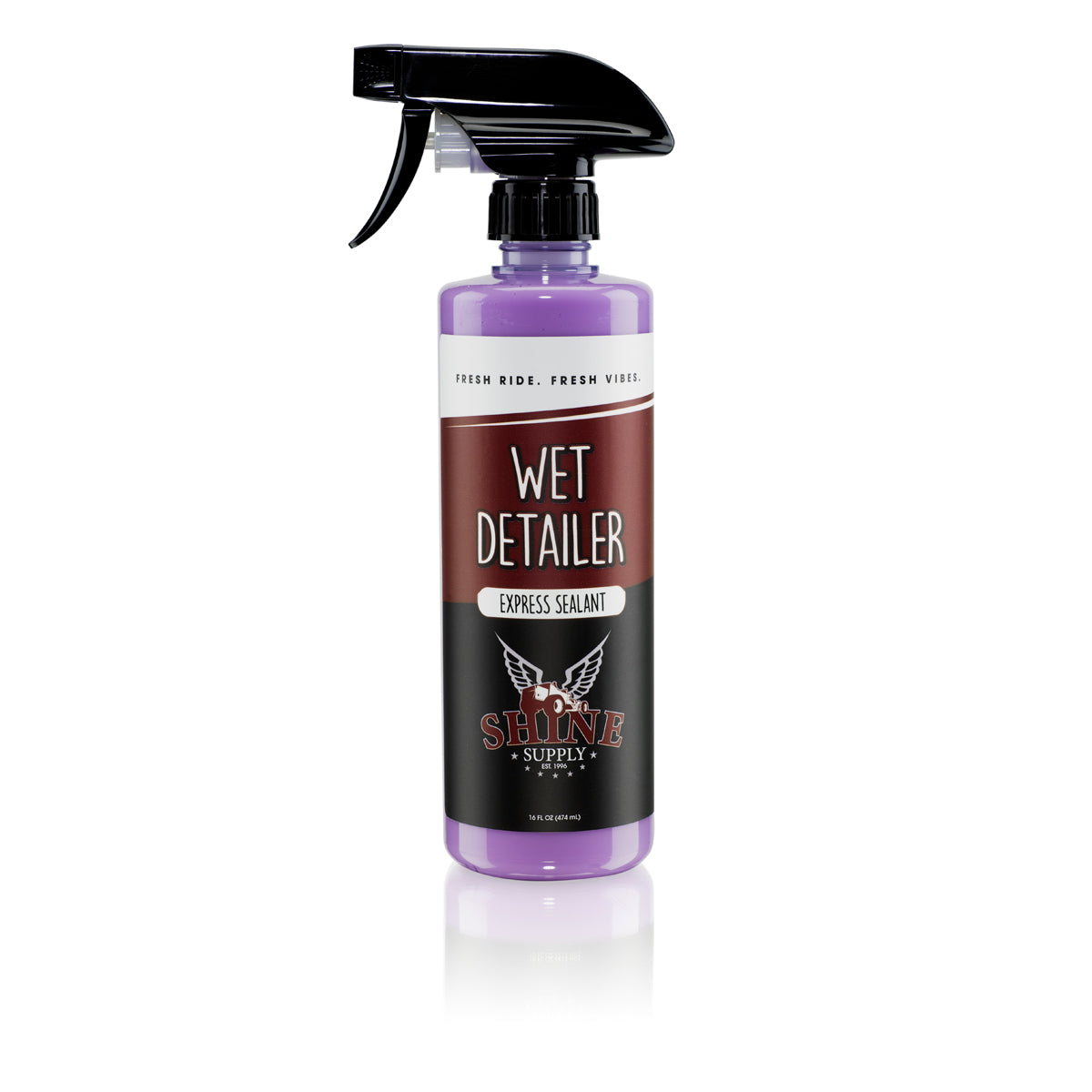 WET DETAILER 16OZ W/BLACK SPRAYER