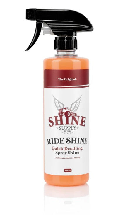 RIDE SHINE 16OZ W/BLACK SPRAYER