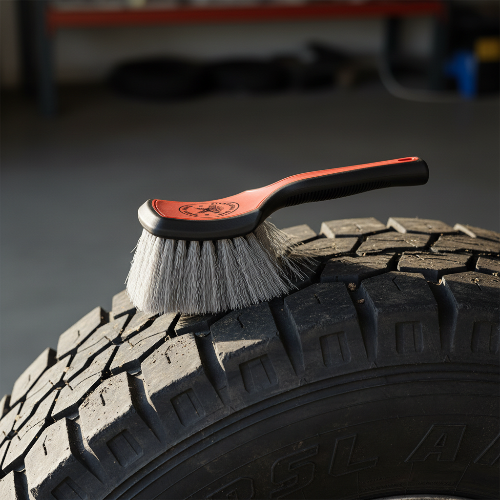 The Tire Tamer XL - Large Tire Brush